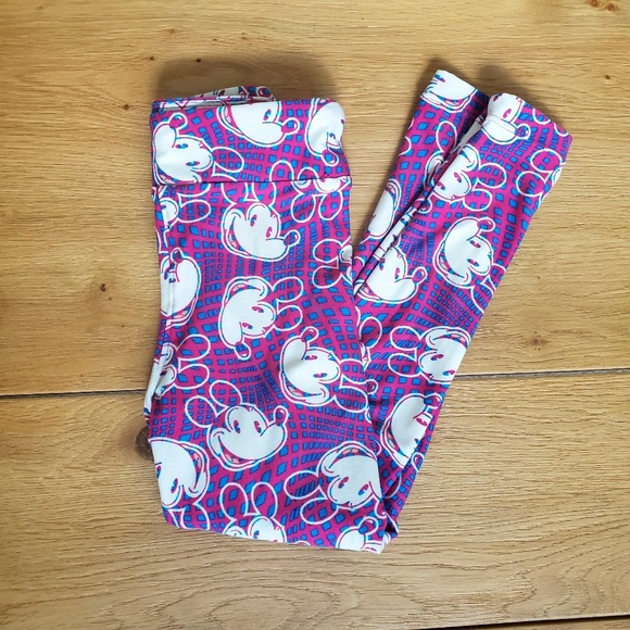 LuLaRoe Other - *4 for $25 Sale!* Mickey Pink Lularoe Leggings LuLaRoe Other - *4 for $25 Sale!* Mickey Pink Lularoe Leggings